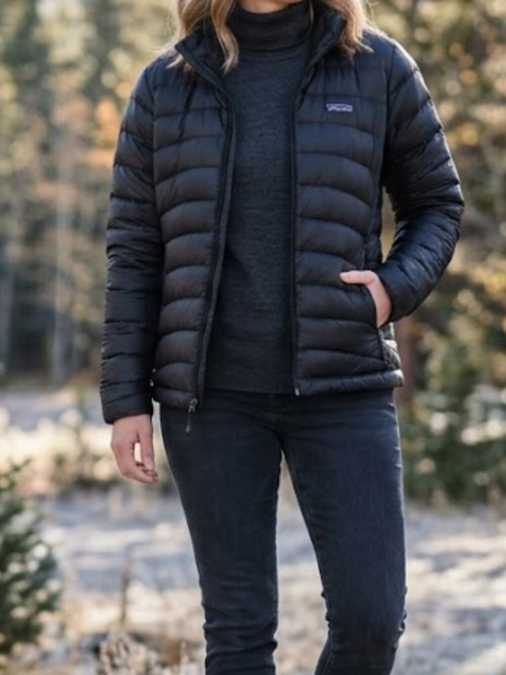 Patagonia Down "Sweater" Jacket Size XLarge Black